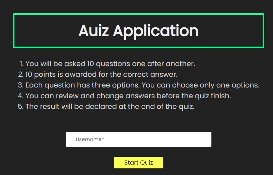 Quiz App